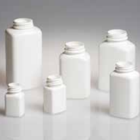 250cc HDPE V-Line Oblong Packers (250SOB38) 38-400